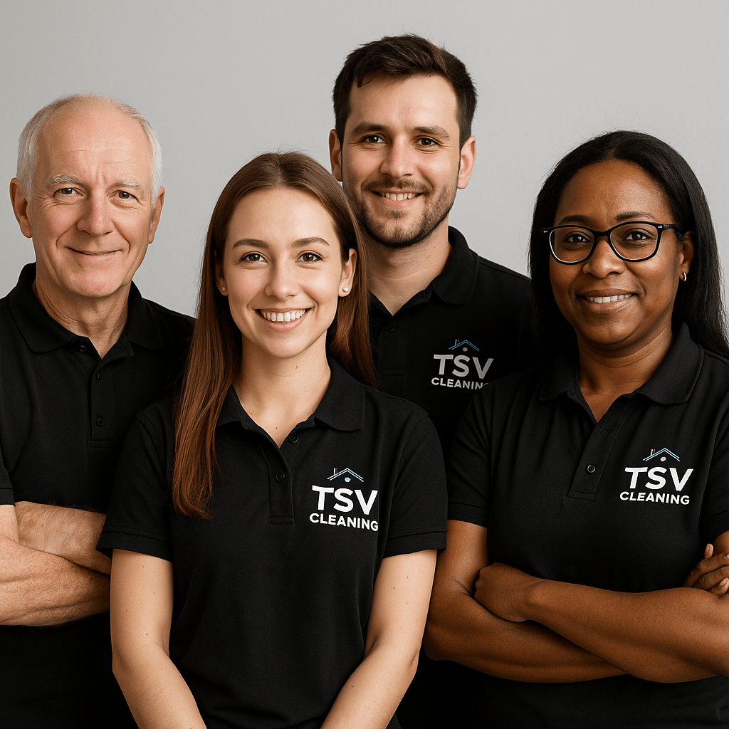 TSV Cleaning team – family-run cleaning company West Sussex 